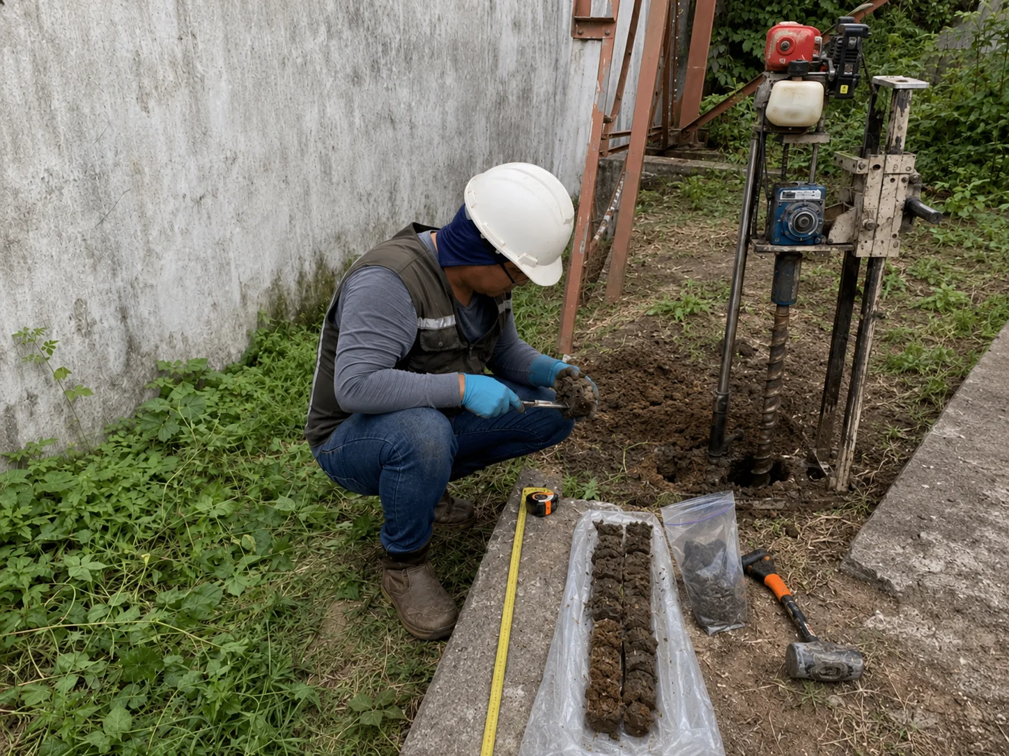 Trabajo de estudio de suelos para proyecto estructural