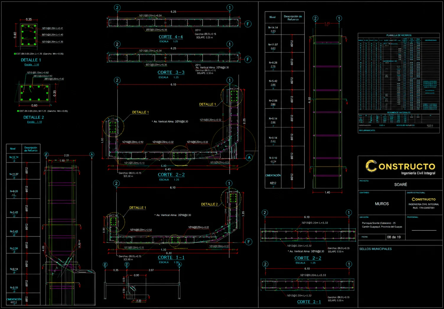 Revisión estructural de edificación o vivienda